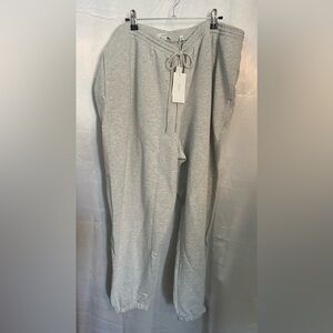 Vince Cotton French Terry Light Gray Joggers